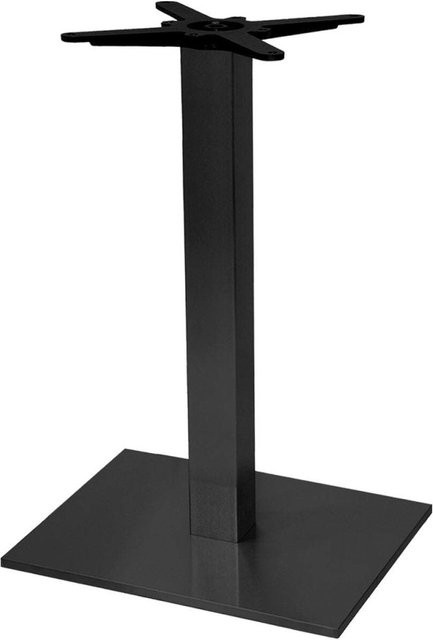 RestooTab Tischsäule Modell Milan für rechteckige Tische, schwarz, B/L/H: 42 x 60 x 73 cm - Bild 1