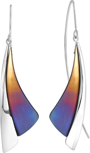 Zeeme Ohrringe Edelstahl, Bunt, Damen, 61 mm - Bild 1