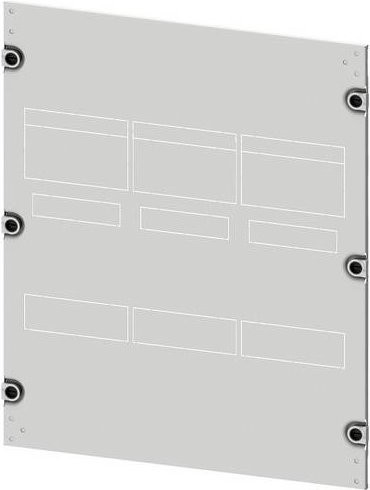 Siemens Blende 8PQ2060-6BA25 in Grau für Einbaugeräte - Bild 1