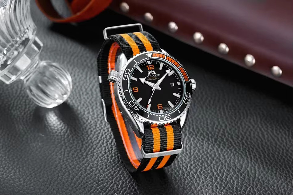 PAULAREIS P Armbanduhr Automatik, Edelstahl, Schwarz, Herren - Bild 4