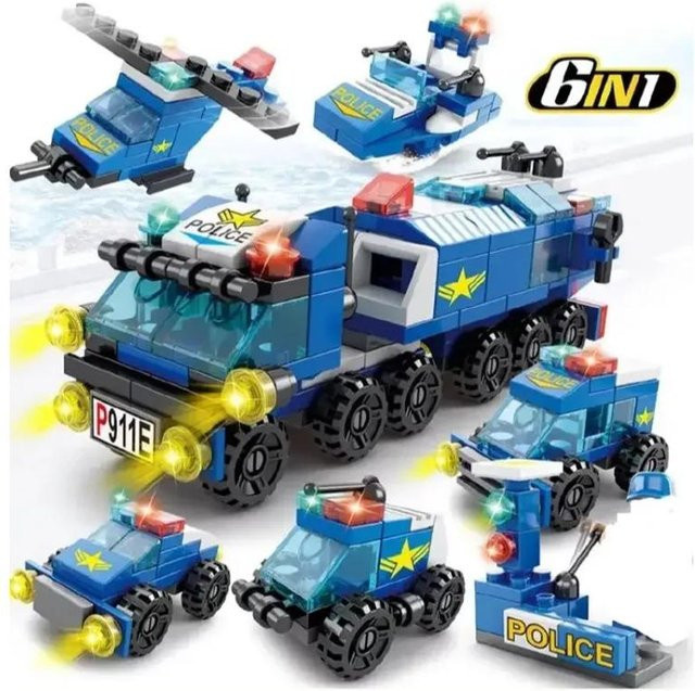Activating Toys City Police Automodell, Bausteine, 147 Teile, ab 6 Jahren - Bild 1