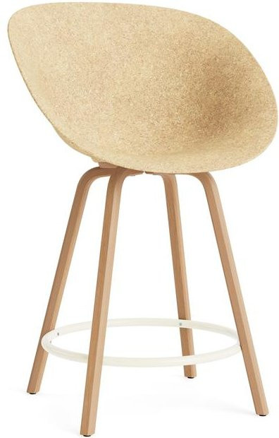Normann Copenhagen Mat Bar Armlehnstuhl aus Buche und Hanf in Beige - Bild 1