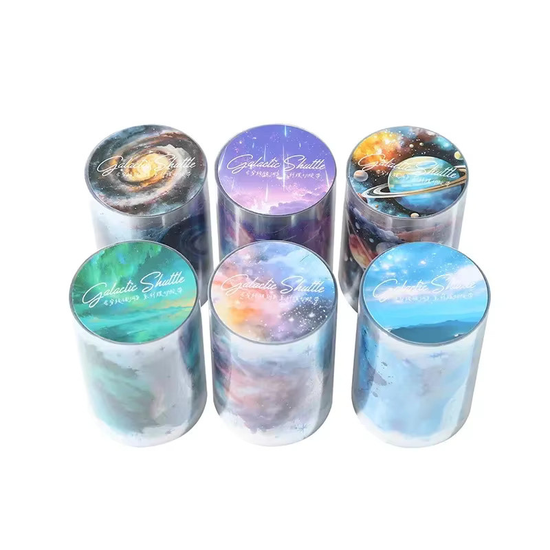 Shuttle Galaxy Masking Tape Motiv Cosmic Galaxy, Mehrfarbig, Breite: 6 cm, Länge: 2 m - Bild 2