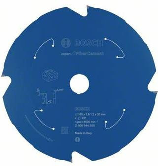 Bosch Expert Kreissägeblatt für Faserzement Durchmesser: 165 mm, Bohrung: 20 mm, 4 Zähne - Bild 1