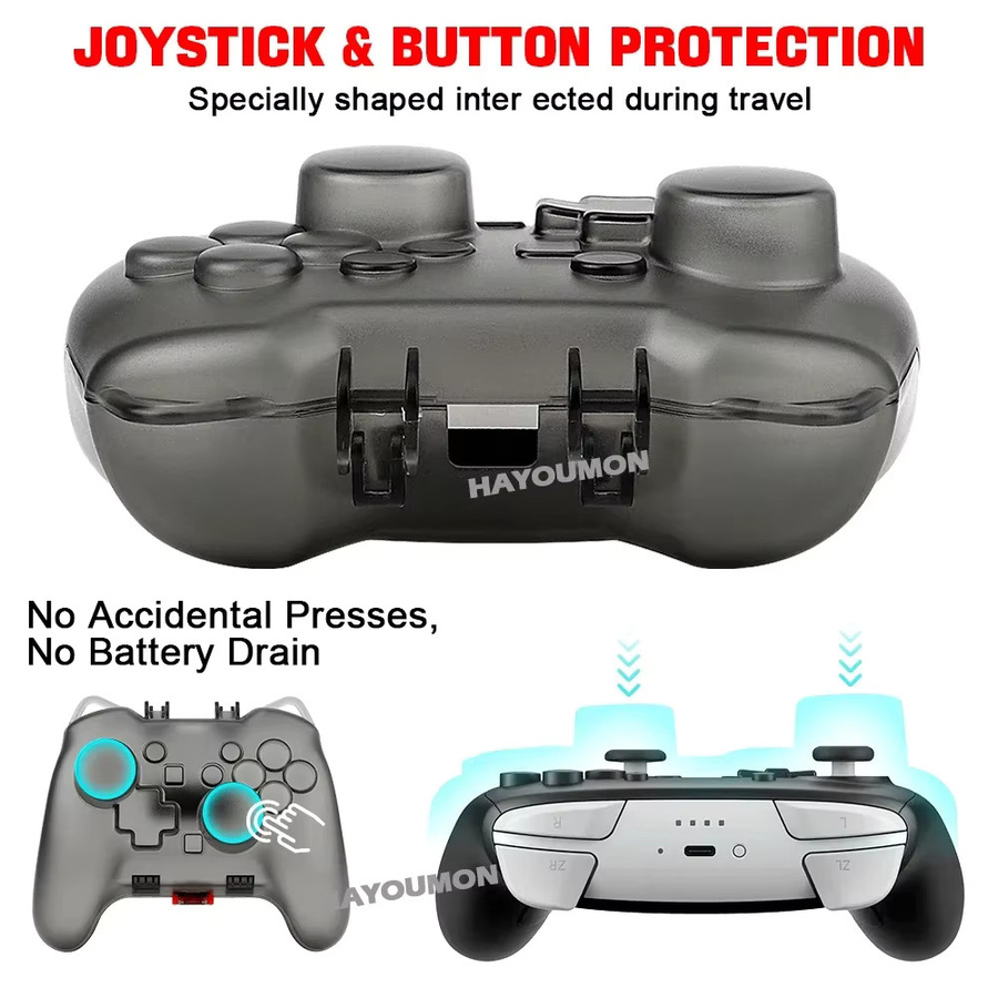 Transparente Schutzhülle für Nintendo Switch Pro Controller von Ispoofer - Bild 2