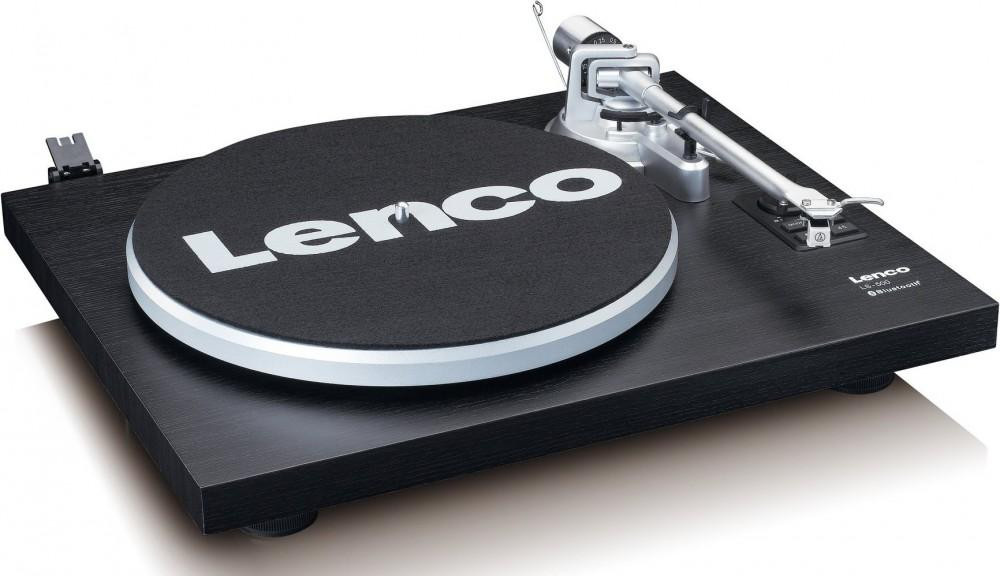 Lenco LS-500BK HiFi-Plattenspieler mit Bluetooth und Lautsprecherset in Schwarz - Bild 3