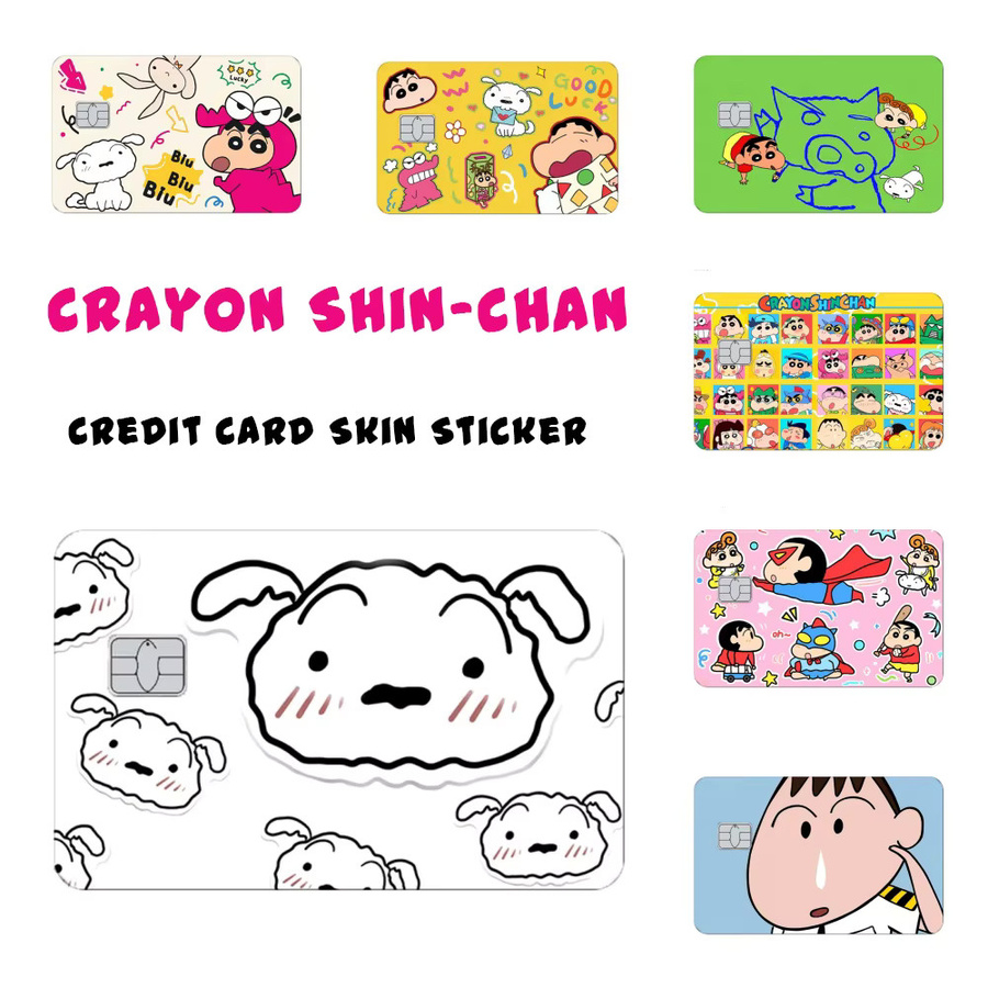 Bandai Crayon Shin-chan Kreditkarten-Skin-Aufkleber, matt - Bild 2
