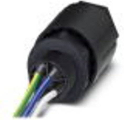 Phoenix Contact QPD Rundsteckverbinder Schwarz, 4 + PE Polstellen - Bild 1