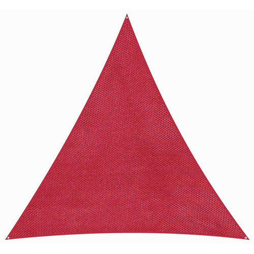 Schneider Schirme Sonnensegel Lanzarote, dreieckig, Rot, Polyester, B/T/H: 360 x 360 x 360 cm - Bild 2