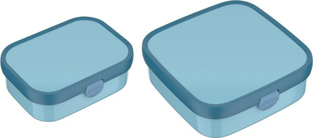 Mepal Brotdosen-Set Campus 2er Set mit Besteck in Blau - Bild 1