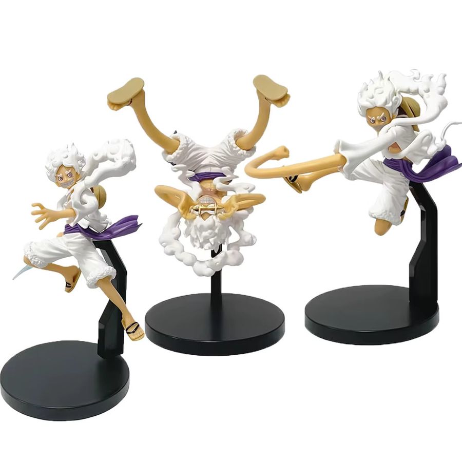 Bandai One Piece Anime Figur Sonnengott Nika Ruffy aus PVC als Desktop Ornament - Bild 2