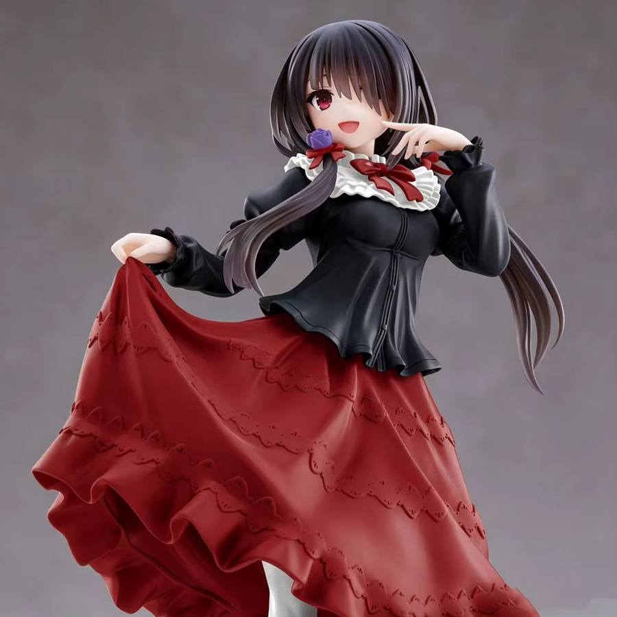 Bandai Date A Live Tokisaki Kurumi Standfigur, Mädchen, Rot, Kunststoff - Bild 5