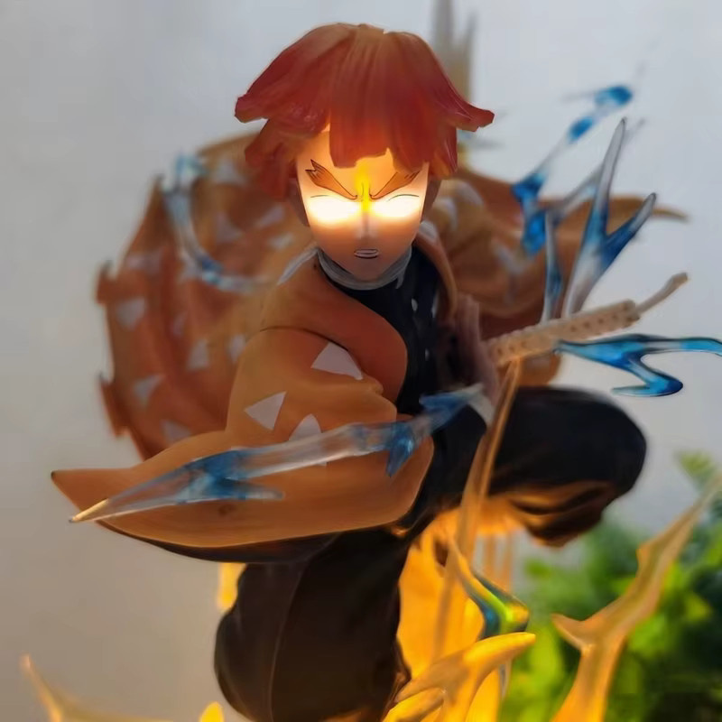Bandai Agatsuma Zenitsu Doppelkopf-Skulptur, Figur, 32 cm - Bild 2