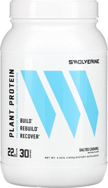 Swolverine Pflanzenprotein gesalzenes Karamell 1.020 g - Bild 1