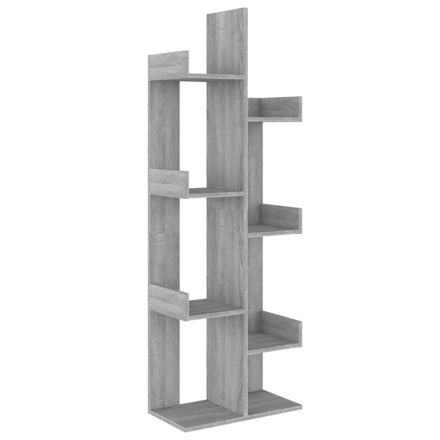 vidaXL Bücherschrank Grau Sonoma, B/T/H: 48 x 25,5 x 140 cm - Bild 2