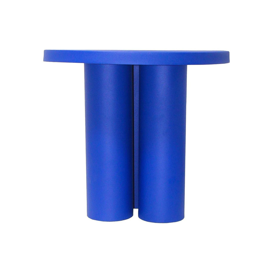 Vente-unique Beistelltisch Taniya aus Metall in Blau, B/T/H: 50,5 x 50,5 x 50,5 cm - Bild 2