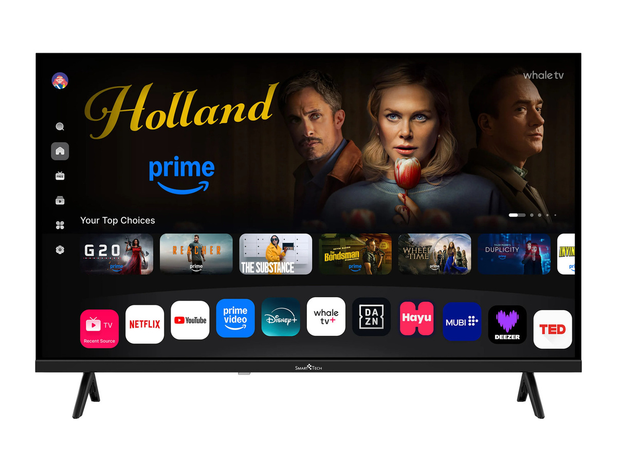 Smart Tech Whale Smart TV 32HH01K Fernseher 32 Zoll in Schwarz mit HDR und HD Auflösung sowie Bluetooth - Bild 2
