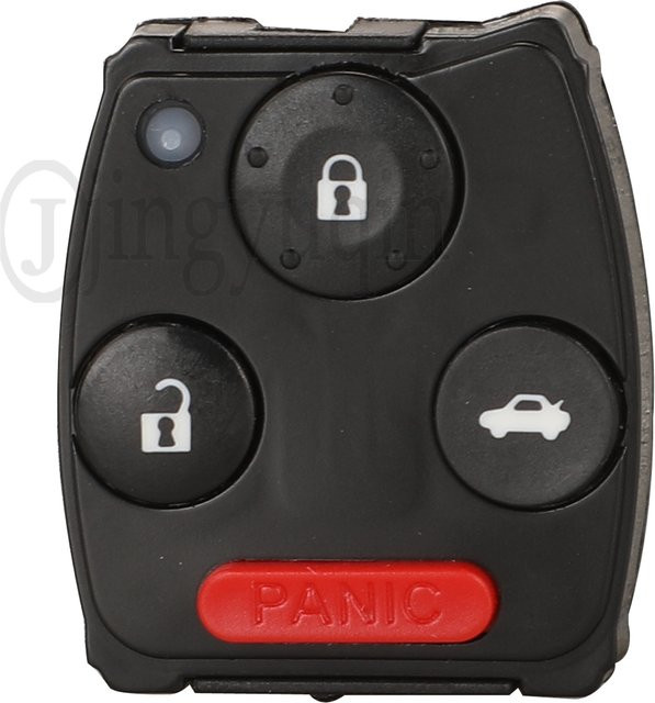 Jingyuqin Ersatz Fernbedienung Gummi Pad für Honda Accord Civic CRV HRV Odyssey Pilot, Farbe: Schwarz - Bild 1