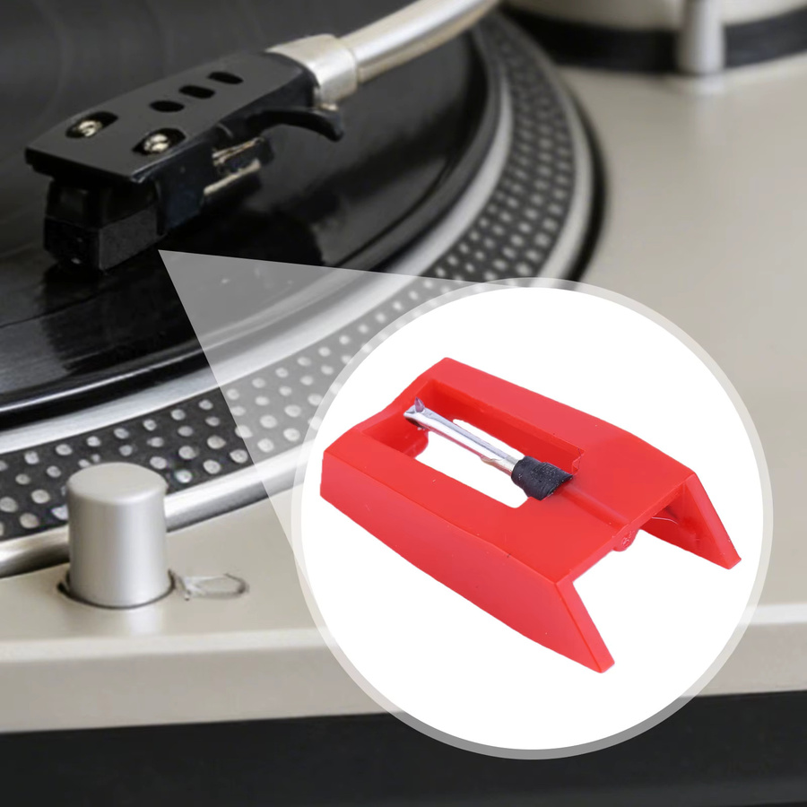 Alloet Vinyl-Nadelersatz in Rot für Crosley Victrola Sylvania Boytone zur Verbesserung der Klangqualität - Bild 4