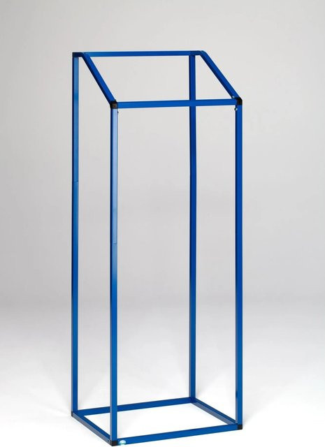 PROREGAL Müllsackhalter aus Stahl für 1000 Liter, Blau, H x B x T: 183,5 x 63 x 54 cm - Bild 1