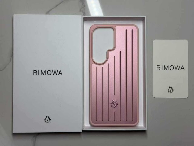 Samsung RIMOWA Original Koffer Handyhülle für Samsung Galaxy S26 Ultra und S25 Ultra in Pink - Bild 1