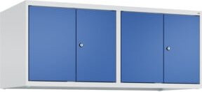 C+P Aufsatzschrank Classic PLUS mit 4 Abteilen, Wandmontage, Stahlkonstruktion, Zylinderschloss, B/H/T: 120 x 50 x 50 cm - Bild 1