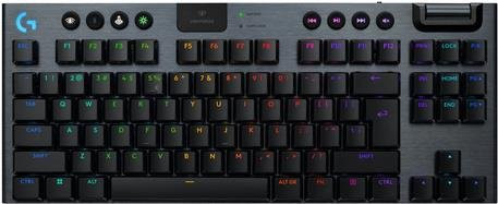 Logitech G G915 X TKL Kabellose Mechanische Gaming-Tastatur mit GL Linear Schaltern, LIGHTSPEED, Bluetooth und USB-C, QWERTY US International, Schwarz - Bild 1