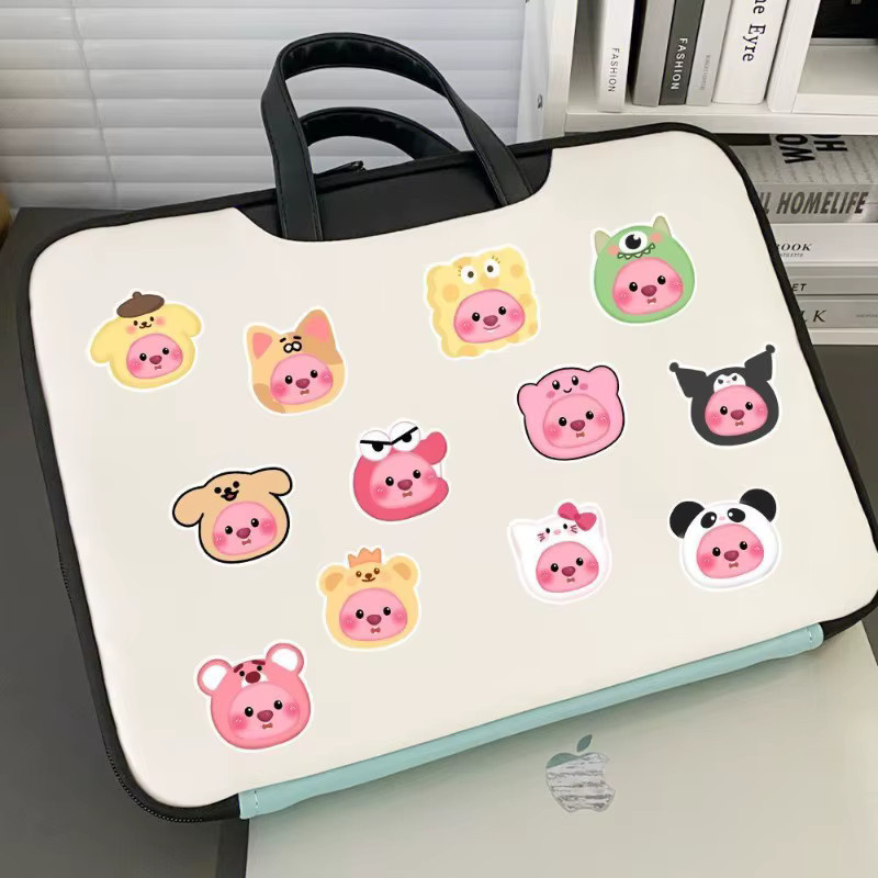 100 kreative Cartoon Aufkleber Set in Multicolor für Laptops, Handys und Wasserflaschen - Bild 2