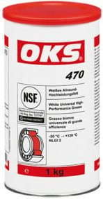 OKS Allround-Hochleistungsschmierfett 470 Weiß 1 kg - Bild 1