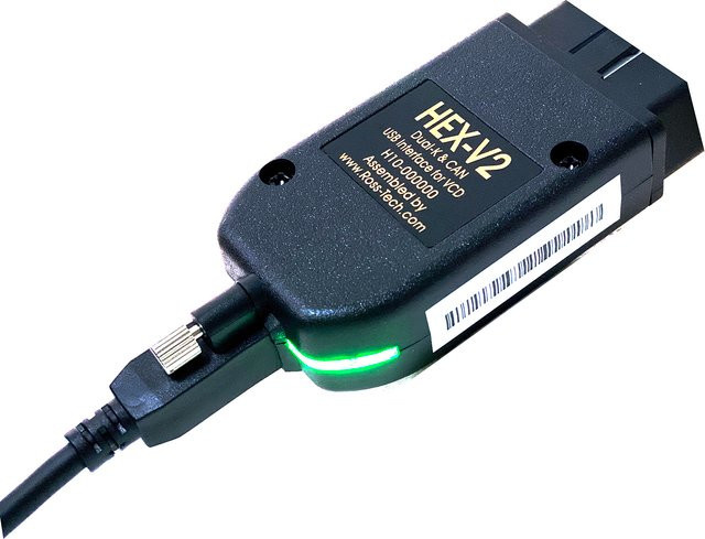 VCDS VAGCOM Interface HEX V2 Autodiagnosetool für VW, Audi, Skoda und Seat in Schwarz mit Update 26.9.0 - Bild 1
