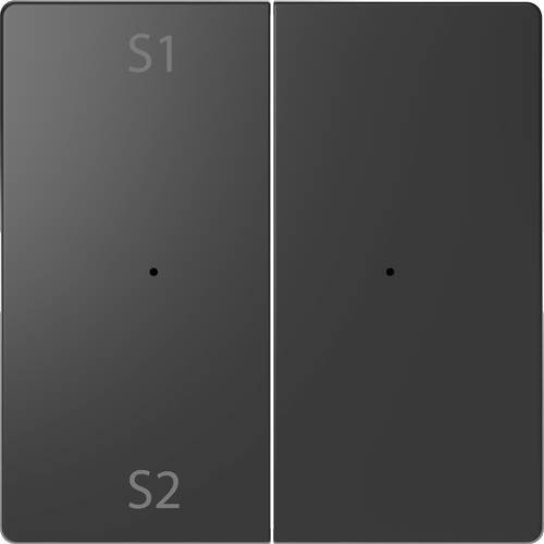 Merten Abdeckung für Wechselschalter System Design in Anthrazit MEG5226-6034 - Bild 1