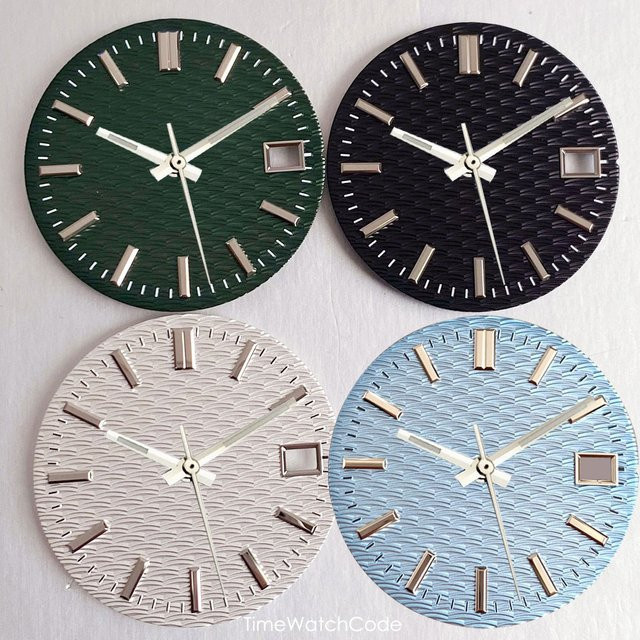 Tandorio Uhrenzifferblatt, Wellenzifferblatt, 29 mm, Herren - Bild 1