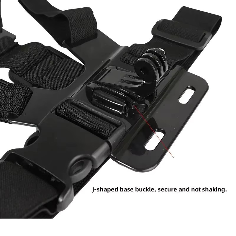 Gimbal Brustgurt in Schwarz als elastischer Gürteladapter für DJI Osmo Pocket 1, 2, 3 sowie GoPro und Insta360 Action Kameras - Bild 4