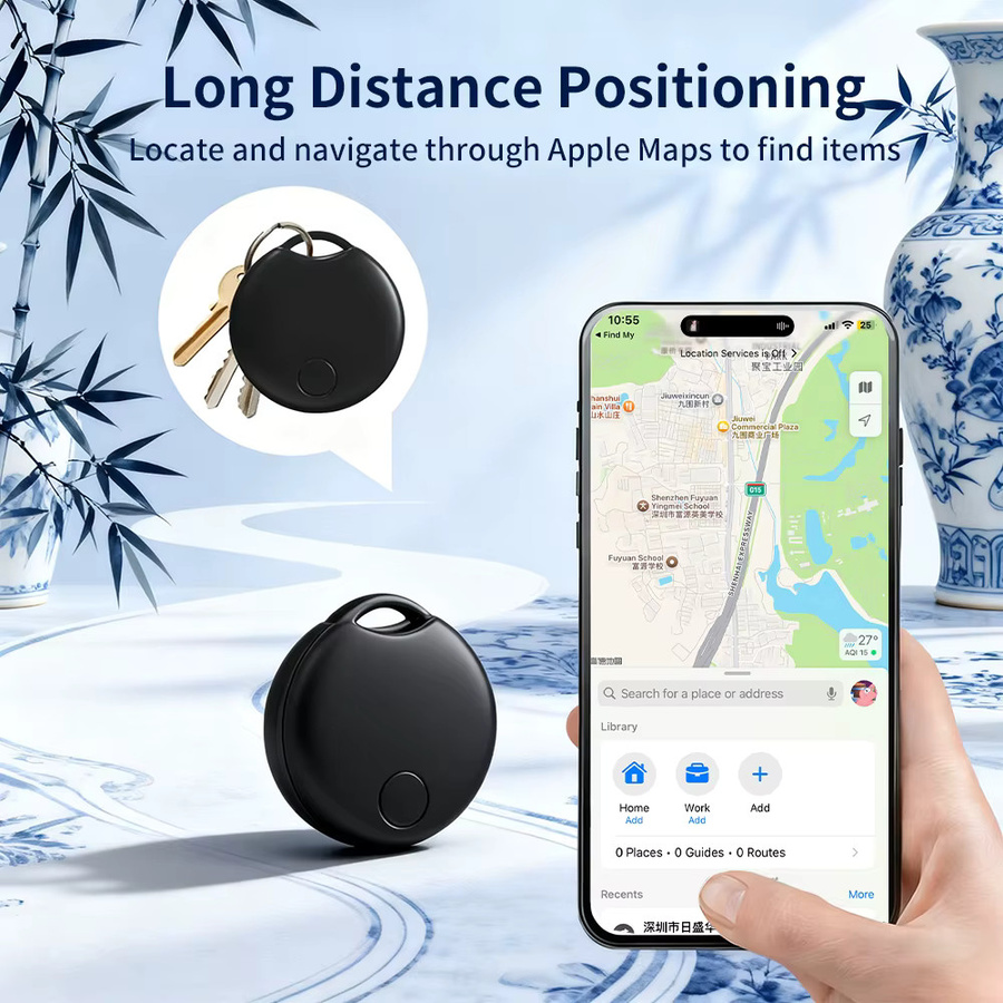 Vivilife Smart Tracker Schwarz für Apple Find My App zur Fernpositionierung und als Anti-Verlust-Ortungsgerät für iPhone und iOS - Bild 2