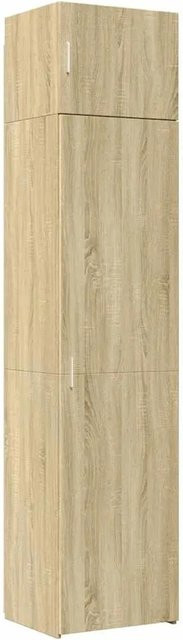 vidaXL Hochschrank Schmal Sonoma-Eiche, B/T/H: 50 x 42,5 x 225 cm - Bild 1