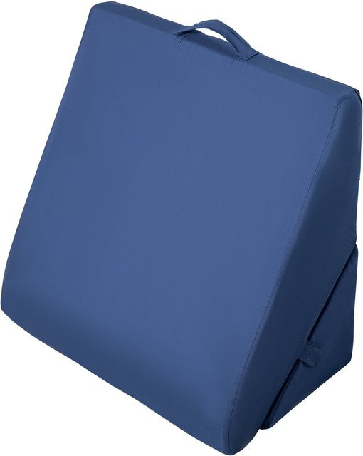 DMH Multi-Keilkissen 7 in 1 aus Schaumstoff mit abnehmbarem Bezug in Blau - Bild 1