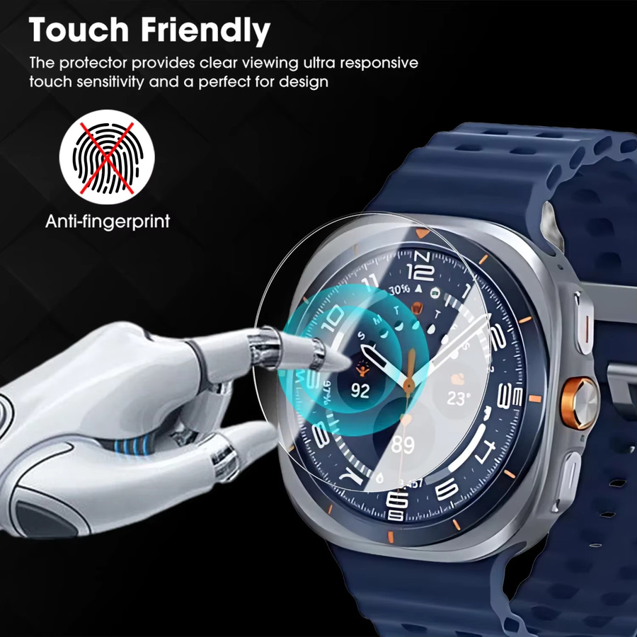 Transparente Schutzfolie für Samsung Galaxy Watch 8, 7, 6, 5, 4 und Ultra (40 mm, 44 mm, 46 mm, 47 mm) - Bild 5