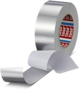 tesa Aluminiumband Silber mit Liner, Breite: 50 mm, Länge: 50 m - Bild 1