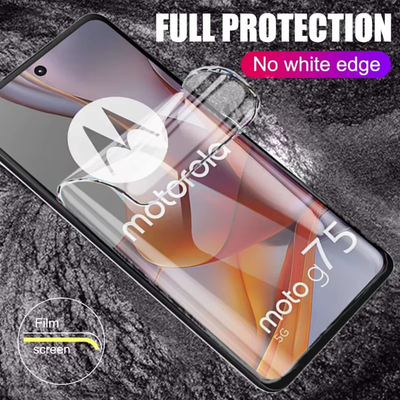 4er-Pack Hydrogel-Displayschutzfolie für Motorola G85 G84 G14 G72 G82 G45 G55 G35 G75 Moto Edge 40 50 Fusion 30 Neo Pro X50 Ultra, transparent - Bild 3