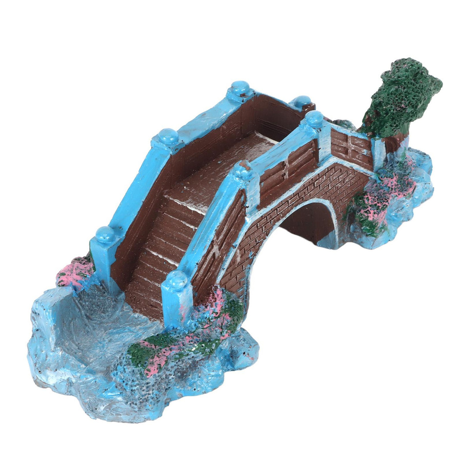 OutsideWorld Aquarium Bogenbrücke aus Harz als dekoratives Ornament zur Landschaftsgestaltung in Multicolor - Bild 2