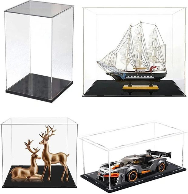 Staubdichte Acryl Vitrine Box in Transparent für Sammlerstücke und Spielzeug Modelle - Bild 1