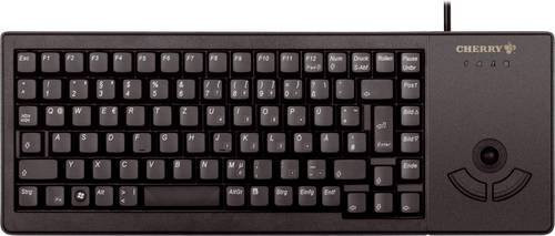 Cherry XS Trackball Keyboard G84-5400 mechanische Tastatur mit Trackball, QWERTZ, USB, Schwarz - Bild 1