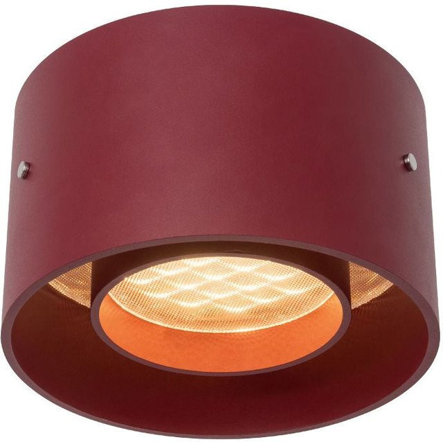 Oligo Trofeo LED-Deckenleuchte in Rot, dimmbar mit Tunable White (2200K - 5000K) und Casambi-Steuerung - Bild 1