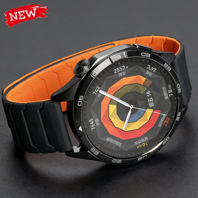 CAOWTAN Uhrenarmband Silikon, Magnetisch, Unisex - Bild 1
