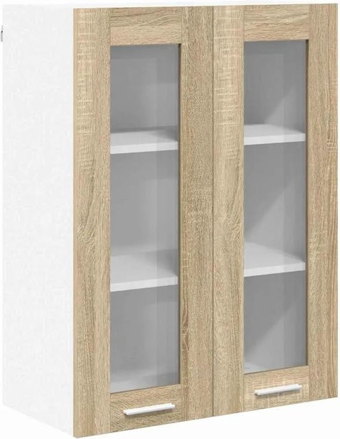 vidaXL Hängeschrank Riga Küchenschrank in Sonoma-Eiche, Braun, B/T/H: 60 x 31 x 80 cm - Bild 1