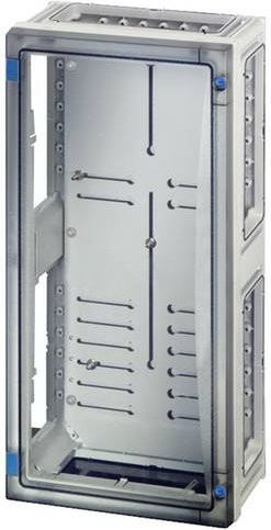 Hensel FP 2312 Verteilergehäuse aus Kunststoff in Grau und Transparent, Wandmontage, B/T/H: 54,0 x 27,0 x 16,3 cm - Bild 1