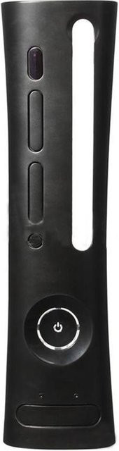 Faceplate Baffle Front Panel Case Cover Schutzhülle für Xbox 360 in Schwarz - Bild 1