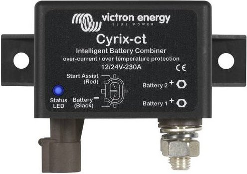 Victron Energy Cyrix-ct 12/24V 230A Relaisbaustein in Schwarz mit 500A Schaltstrom - Bild 1