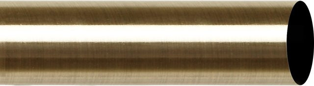 Gardinenstange aus Metall in Altgoldfarben, Länge: 240 cm - Bild 1