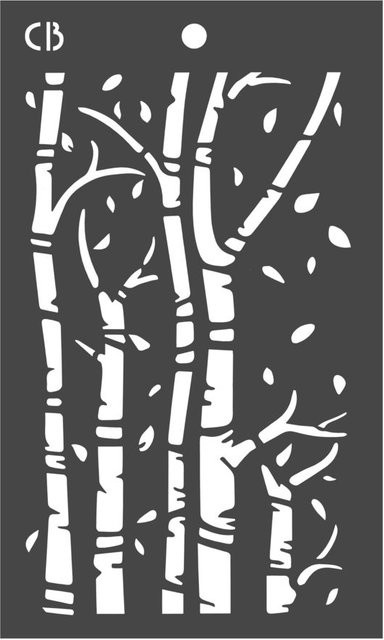 Schablone Birch Trees - Bild 1